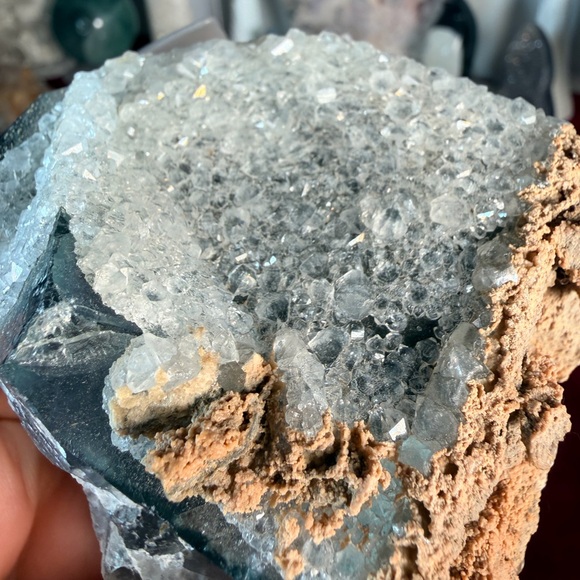 Natural Fluorite & Quartz Nigeria | Raw Crystal Specimen | Clarity • Focus • - Picture 8 of 8